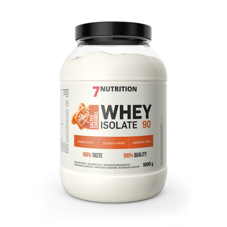 7Nutrition Whey Isolate 90 1kg - Słony karmel Białko Izolat WPI