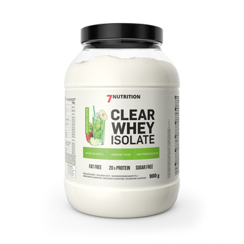 7Nutrition Clear Isolate 900g - Zielone jabłko- Kaktus Izolat białka WPI