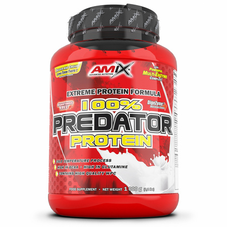 Amix Whey Pro PREDATOR - 1000g Białko WPC JAKOŚĆ