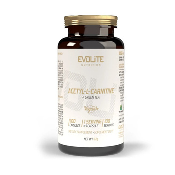 Evolite Acetyl-L-Carnitine HCL+GreenTea - 100vcap.