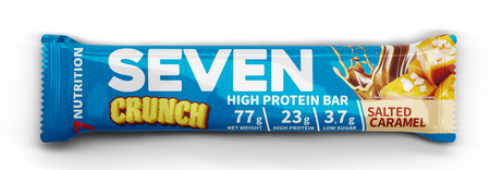 7Nutrition SEVEN Crunch Protein Bar 77g - Słony Karmel