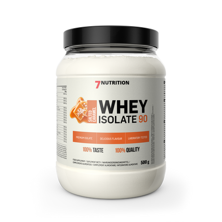 7Nutrition ISOLATE 90 500 g - Słony Karmel Izolat Białka WPI