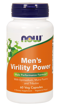 NOW Men's Virility Power - 60vcaps. Witalność