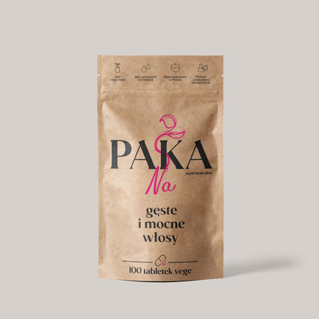 Paka Natury Na gęste i mocne włosy 100 tabl. / 400 porcji 