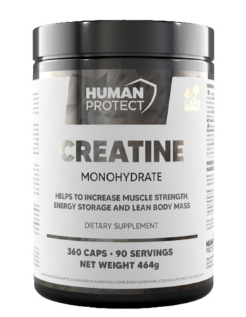 Human Protect Creatine Monohydrate 360kaps. Monohydrat Kreatyny