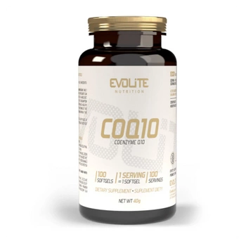 Evolite Coenzyme Q10 100mg - 100softgels.