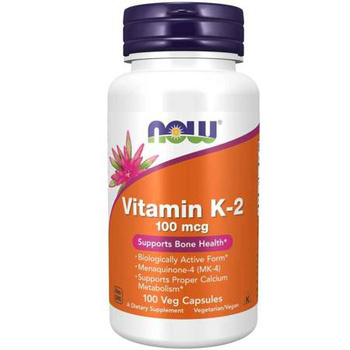 NOW Vitamin K2 ( MK-4) 100mcg 100vcaps.