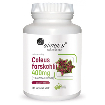 Aliness Coleus Forskohlii 10% 400mg - 100vkaps.