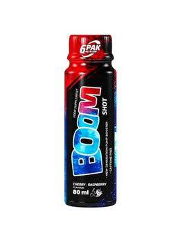6PAK BOOM Shot 80ml - Cherry-Raspberry