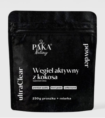 Paka Natury Węgiel aktywny z kokosa w proszku 250g