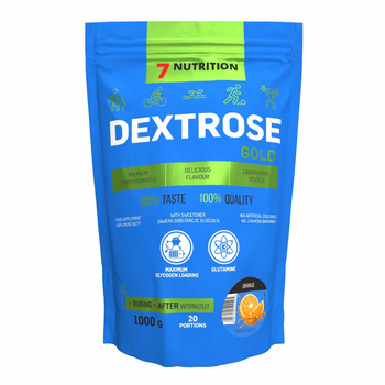 7Nutrition Dextrose Gold 1000g - Pomarańcza