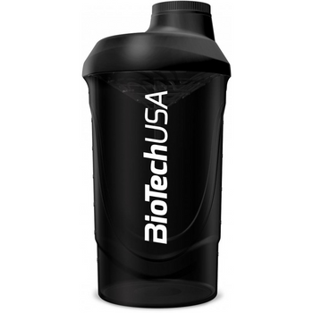 BioTech Shaker Wave 600ml - Black