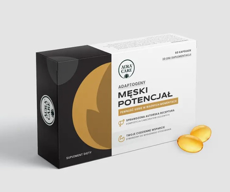 Aura Care Męski Potencjał 60 kapsułek Dla Mężczyzn 