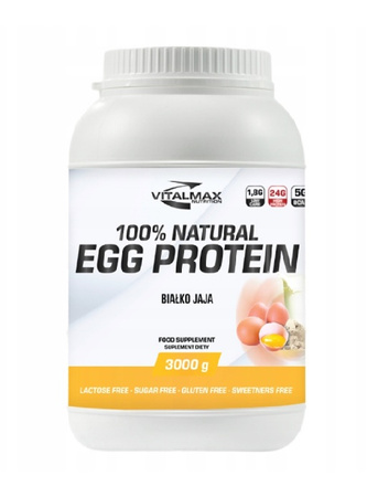 Vitalmax 100% Egg Protein Natural 3000g