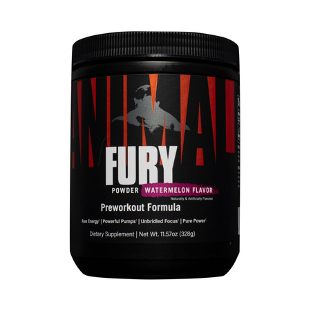 Universal Animal Fury 338g - Zielone Jabłko Przedtreningówka