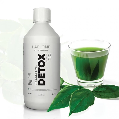 Lab One Chlorophyll Detox Liquid - 500ml Zdrowa wątroba