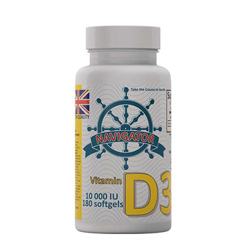 Navigator Vitamin D3 10000IU - 180 softgels