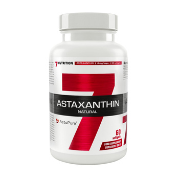 7Nutrition Astaxanthin 4mg - 60sofgels. Astaksantyna Antyoksydant
