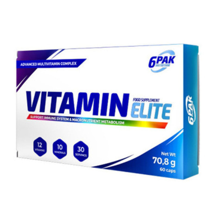 6PAK Vitamin Elite - 60kaps.