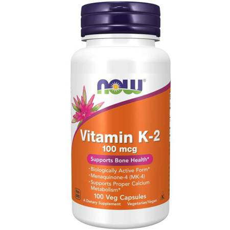 NOW Vitamin K2 ( MK-4) 100mcg 100vcaps.