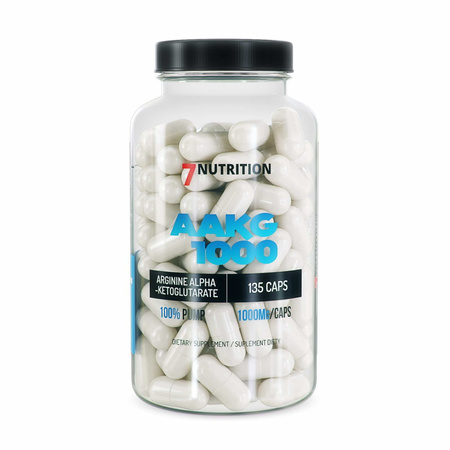 7Nutrition AAKG 1000 - 135kaps. Arginina AAKG