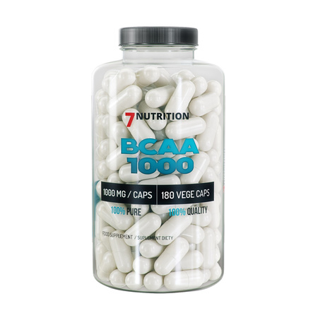 7Nutrition BCAA 2:1:1 1000 - 180kaps. Aminokwasy 