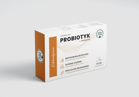 Aura Care Odchudzanie Probiotyk + Prebiotyk - 30 kaps.