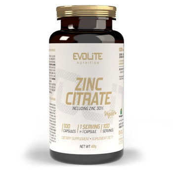 Evolite Cytrynian Cynku 30mg - 100 kaps.