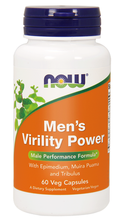NOW Men's Virility Power - 60vcaps. Witalność