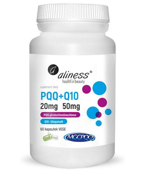 Aliness PQQ+Q10 20mg + 50mg - 60vkaps.