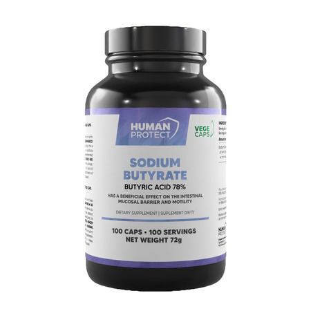 Human Protect Sodium Butyrate 100vkap. Maślan Sodu 