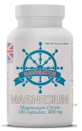 Navigator Magnesium 400mg - 180vcaps. Magnez