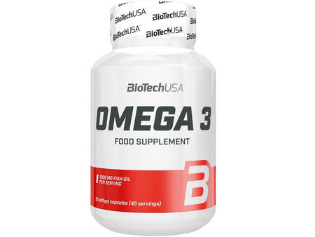 BioTech Mega Omega 3 - 90kaps. Zdrowe Tłuszcze