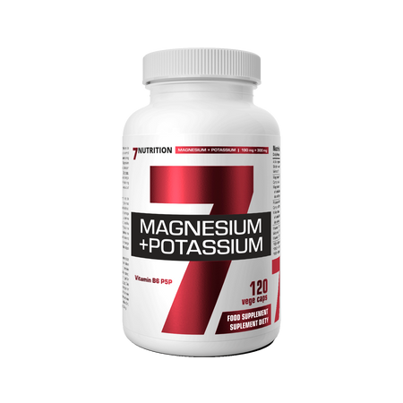 7Nutrition Magnesium + Potasium - 120vcaps. Magnez Potas