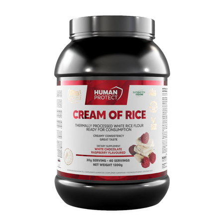 Human Protect Cream of Rice 1200g Biała czekolada-malina