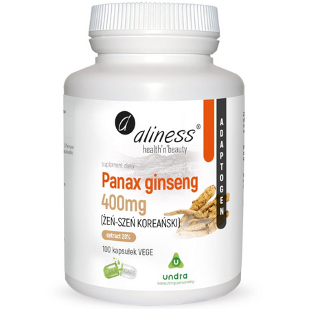 Aliness Panax Ginseng 400mg Żeń-Szeń -  90tab.