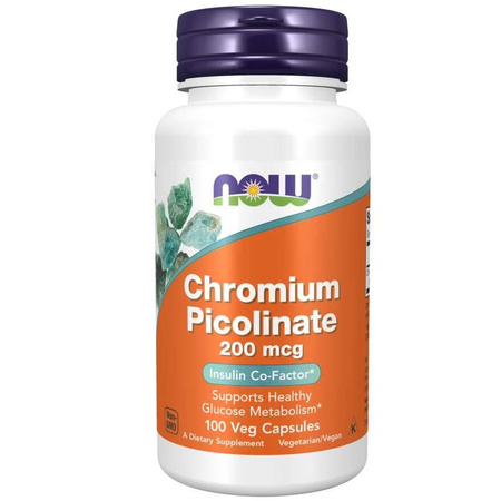 NOW Foods Chromium Picolinate 100vcaps. Chrom