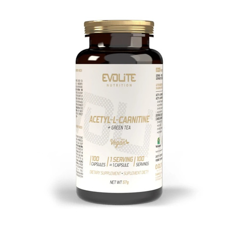 Evolite Acetyl-L-Carnitine HCL+GreenTea - 100vcap.