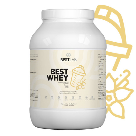 Best Lab Best Whey - 900g Wanilia Izolat WPI