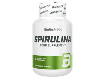 BioTech Spirulina 100tab. Antyoksydant 