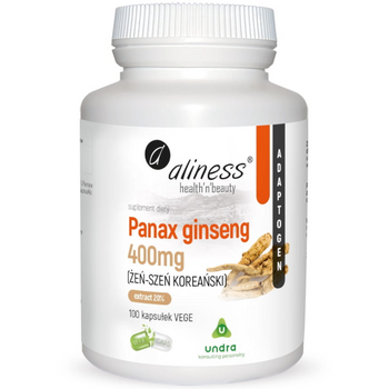 Aliness Panax Ginseng 400mg Żeń-Szeń -  90tab.