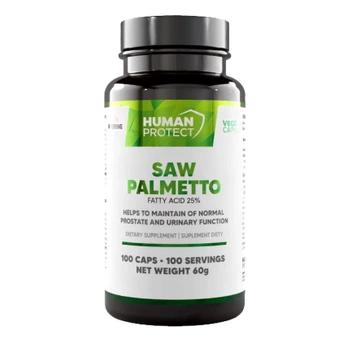 Human Protect Saw Palmetto 500mg 25% - 100vcaps.