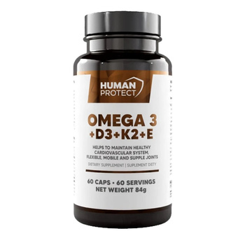 Human Protect Omega3 + D3 + K2 + E - 60softgels