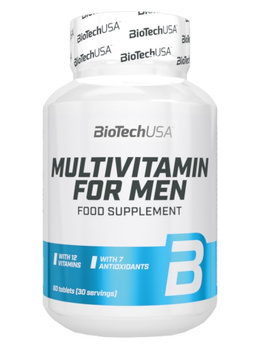 BioTech Multivitamin for Men 60tab. Multiwitaminy dla mężczyzn