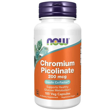 NOW Foods Chromium Picolinate 100vcaps. Chrom 