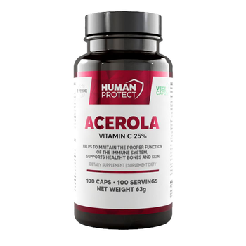 Human Protect Acerola 500mg - 100 vcaps.