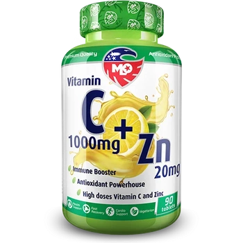 MLO Green Vitamin C 1000mg + Zinc 20mg - 90 tabletek Witamina C Cynk