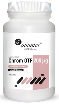 Aliness Chrom GTF Act. Cr-Complex 200mcg - 100tab.