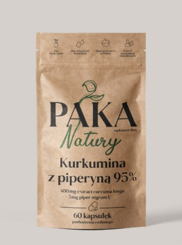 Paka Natury Kurkumina z piperyną 95% 60 kaps. 