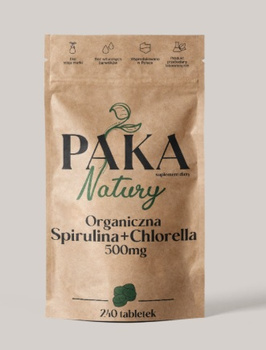 Paka Natury Organiczna Spirulina + Chlorella 240 tabl.